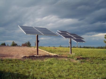 Solar panels at Terry Sandstrom's home in Wheatland, Wyo. | Photo courtesy of Terry Sandstrom Solar panels at Terry Sandstrom's home in Wheatland, Wyo. | Photo courtesy of Terry Sandstrom
