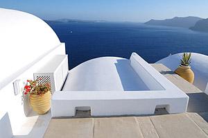 White painted roofs have been popular since ancient times in places like Greece. Similar technology can be easy to adapt to modern homes and other buildings. | Credit: ©iStockphoto/PhotoTalk White painted roofs have been popular since ancient times in places like Greece. Similar technology can be easy to adapt to modern homes and other buildings. | Credit: ©iStockphoto/PhotoTalk
