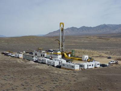 Sierra Geothermal discovered temperatures hot enough for large-scale geothermal energy production at one of its wells near Silver Peak, Nev. | Photo courtesy of Sierra Geothermal Sierra Geothermal discovered temperatures hot enough for large-scale geothermal energy production at one of its wells near Silver Peak, Nev. | Photo courtesy of Sierra Geothermal