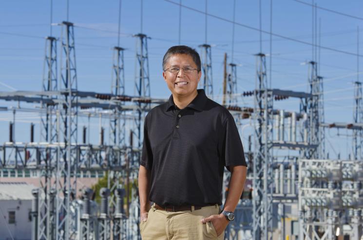 Dr. Stan Atcitty, a Sandia engineer, works on power electronics and energy storage integration to the grid. A program run by Sandia Labs for Native Americans in STEM paid for his Master's and Ph.D. degrees while he worked at Sandia. Dr. Stan Atcitty, a Sandia engineer, works on power electronics and energy storage integration to the grid. A program run by Sandia Labs for Native Americans in STEM paid for his Master's and Ph.D. degrees while he worked at Sandia.