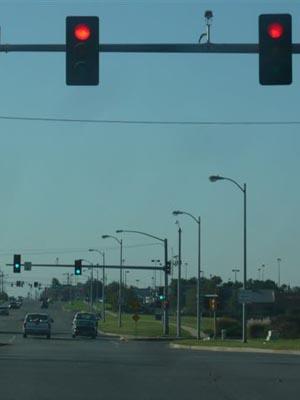 Topeka is using Recovery Act funding to resynchronize 22 traffic lights. | Photo by Linda Voss Topeka is using Recovery Act funding to resynchronize 22 traffic lights. | Photo by Linda Voss