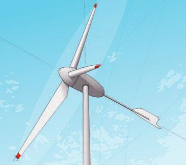 A small wind turbine system can provide additional electricity in your home, or even power your sailboat battery. A small wind turbine system can provide additional electricity in your home, or even power your sailboat battery.