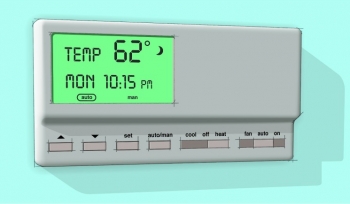 Hot Winter Tip: Use a programmable thermostat to automatically turn down the heat at night or when you're away from home. Hot Winter Tip: Use a programmable thermostat to automatically turn down the heat at night or when you're away from home.