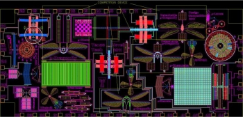 A computer simulation of the "dragonfly-inspired" device. | Courtesy of Sandia Laboratory A computer simulation of the "dragonfly-inspired" device. | Courtesy of Sandia Laboratory