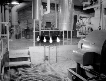 This week, the Energy Department's digital team has been focusing on the rivalry between two of history's most important energy-related engineers: Thomas Edison and Nikola Tesla. Edison and Tesla's developments in electric power generation and distribution made possible many later breakthroughs. This 1951 photo shows a simple string of four 100-watt light bulbs powered by the first useful electricity ever produced by nuclear power, generated on December 20, 1951, by Argonne's Experimental Breeder Reactor 1. | Photo courtesy of Argonne National Laboratory. This week, the Energy Department's digital team has been focusing on the rivalry between two of history's most important energy-related engineers: Thomas Edison and Nikola Tesla. Edison and Tesla's developments in electric power generation and distribution made possible many later breakthroughs. This 1951 photo shows a simple string of four 100-watt light bulbs powered by the first useful electricity ever produced by nuclear power, generated on December 20, 1951, by Argonne's Experimental Breeder Reactor 1. | Photo courtesy of Argonne National Laboratory.