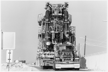 As part of the Aircraft Nuclear Propulsion Program, the U.S. conducted extensive research showing that nuclear fission could power an aircraft. The research involved a series of Heat Transfer Reactor Experiments (HTREs), which tested if different types of jet engines could be run by nuclear power. In 1955, however, the project was cancelled, and a safe, operational prototype aircraft was never developed. In this 1988 photo, the two HTRE reactors are shown in transport to Idaho National Laboratory's EBR-1 visitor center, where they remain today. | Photo courtesy of Idaho National Laboratory. As part of the Aircraft Nuclear Propulsion Program, the U.S. conducted extensive research showing that nuclear fission could power an aircraft. The research involved a series of Heat Transfer Reactor Experiments (HTREs), which tested if different types of jet engines could be run by nuclear power. In 1955, however, the project was cancelled, and a safe, operational prototype aircraft was never developed. In this 1988 photo, the two HTRE reactors are shown in transport to Idaho National Laboratory's EBR-1 visitor center, where they remain today. | Photo courtesy of Idaho National Laboratory.