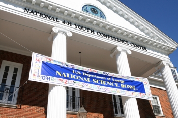 The National Science Bowl is the largest science competition in the United States with more than 14,000 participants. The 113 finalist teams converge here at the 4-H Convention Center, in Chevy Chase, M.D. on Saturday and Sunday for the round-robin tournament that determines who advances to the "final 8" teams that advance to final double-elimination round. | Photo courtesy of the National Science Bowl The National Science Bowl is the largest science competition in the United States with more than 14,000 participants. The 113 finalist teams converge here at the 4-H Convention Center, in Chevy Chase, M.D. on Saturday and Sunday for the round-robin tournament that determines who advances to the "final 8" teams that advance to final double-elimination round. | Photo courtesy of the National Science Bowl