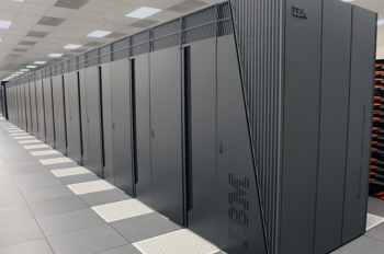 Mira, the 10-petaflop IBM Blue Gene/Q system at Argonne National Laboratory, is capable of carrying out 10 quadrillion calculations per second. Each year researchers apply to the INCITE program to get to use this machine's incredible computing power. | Photo courtesy of Argonne National Lab. Mira, the 10-petaflop IBM Blue Gene/Q system at Argonne National Laboratory, is capable of carrying out 10 quadrillion calculations per second. Each year researchers apply to the INCITE program to get to use this machine's incredible computing power. | Photo courtesy of Argonne National Lab.
