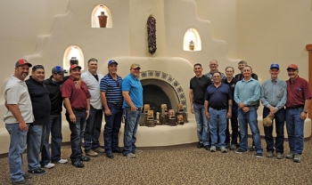 Members of WIPPâs mine rescue teams pose by recently won trophies from the 2013 Southwest Regional Mine Rescue Competition. Shown with the team members is CBFO Mine Operations Project Manager Don Galbraith, second from right, who represented CBFO at the competition. Members of WIPPâs mine rescue teams pose by recently won trophies from the 2013 Southwest Regional Mine Rescue Competition. Shown with the team members is CBFO Mine Operations Project Manager Don Galbraith, second from right, who represented CBFO at the competition.