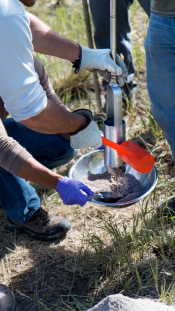 Soil samples will be analyzed to determine if additional work is required at the site. Soil samples will be analyzed to determine if additional work is required at the site.