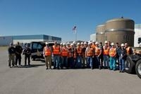 Idaho's Advanced Mixed Waste Treatment Project employees prepare to send the 10,000th shipment to the Waste Isolation Pilot Plant. Idaho's Advanced Mixed Waste Treatment Project employees prepare to send the 10,000th shipment to the Waste Isolation Pilot Plant.