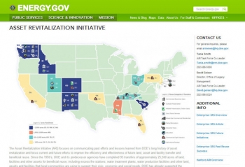 Screenshot of Asset Revitalization Initiative (ARI) website. Screenshot of Asset Revitalization Initiative (ARI) website.