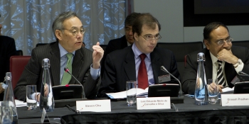 Energy Department Secretary Steven Chu in London for the Clean Energy Ministerial. | Photo courtesy Sustainable Energy for All. Energy Department Secretary Steven Chu in London for the Clean Energy Ministerial. | Photo courtesy Sustainable Energy for All.