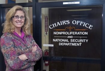Ms. Kessler is the Chair of Nonproliferation & National Security Department at Brookhaven National Lab. Ms. Kessler is the Chair of Nonproliferation & National Security Department at Brookhaven National Lab.