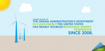 Over the past four years, the United States has reclaimed the title as the worldâs leading investor in clean energy technologies and we are on track to double renewable energy generation. Join Secretary Chu for a live chat on the benefits of transitioning to a clean energy economy Friday, April 20, 2012 at 10:45 am ET at <a href="http://www.energy.gov/livechat">Energy.gov/LiveChat.</a> Over the past four years, the United States has reclaimed the title as the worldâs leading investor in clean energy technologies and we are on track to double renewable energy generation. Join Secretary Chu for a live chat on the benefits of transitioning to a clean energy economy Friday, April 20, 2012 at 10:45 am ET at <a href="http://www.energy.gov/livechat">Energy.gov/LiveChat.</a>
