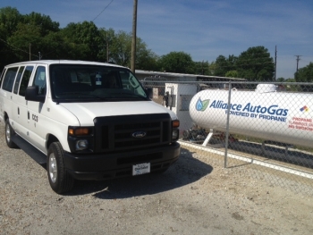 Mississippi's Community Counseling Services converted 29 vans to run on propane, saving more than $1.50 per gallon on fuel or more than $60,000 a year. | Photo courtesy of Community Counseling Services. Mississippi's Community Counseling Services converted 29 vans to run on propane, saving more than $1.50 per gallon on fuel or more than $60,000 a year. | Photo courtesy of Community Counseling Services.