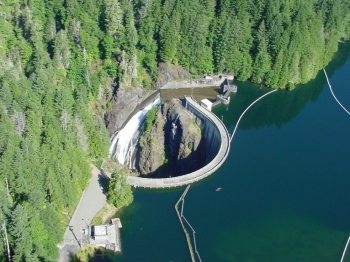 <strong>August 2013:</strong> The Energy Department and the city of Tacoma inaugurate a new powerhouse and fish passage facility at the Cushman Hydroelectric Project in Washington state, powering over 2,000 additional homes and reintroducing steelhead and salmon to their native habitats. <a href="http://apps1.eere.energy.gov/news/news_detail.cfm/news_id=19501">Learn more.</a> | <em>Photo of Cushman Hydroelectric Project courtesy of Tacoma Power</em> <strong>August 2013:</strong> The Energy Department and the city of Tacoma inaugurate a new powerhouse and fish passage facility at the Cushman Hydroelectric Project in Washington state, powering over 2,000 additional homes and reintroducing steelhead and salmon to their native habitats. <a href="http://apps1.eere.energy.gov/news/news_detail.cfm/news_id=19501">Learn more.</a> | <em>Photo of Cushman Hydroelectric Project courtesy of Tacoma Power</em>