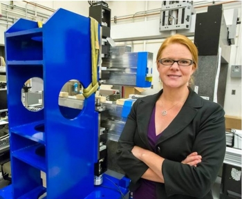 Dawn Munson is a Mechanical Engineer for the Engineering Division at Lawrence Berkeley National Laboratory. Photo by Roy Kaltschmidt. Dawn Munson is a Mechanical Engineer for the Engineering Division at Lawrence Berkeley National Laboratory. Photo by Roy Kaltschmidt.