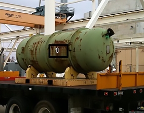 The Paducah plant processed this DUF6 cylinder, its first, in 2011. The Paducah plant processed this DUF6 cylinder, its first, in 2011.