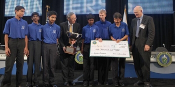 The Gale Ranch Middle School of San Ramon, CA, received first place at the 2011 National Science Bowl. | Energy Department Image | Photo by Dennis Brack, Contractor The Gale Ranch Middle School of San Ramon, CA, received first place at the 2011 National Science Bowl. | Energy Department Image | Photo by Dennis Brack, Contractor