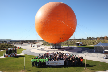 In early January 2013, Solar Decathlon teams gathered at the competition site in Irvine, California. | Photo courtesy of Stefano Paltera, Energy Department. In early January 2013, Solar Decathlon teams gathered at the competition site in Irvine, California. | Photo courtesy of Stefano Paltera, Energy Department.