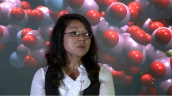 Hai Ah Nam being interviewed on how the Titan supercomputer will benefit research in low-energy nuclear physics. The full video can be seen at https://www.olcf.ornl.gov/titan/. Hai Ah Nam being interviewed on how the Titan supercomputer will benefit research in low-energy nuclear physics. The full video can be seen at https://www.olcf.ornl.gov/titan/.