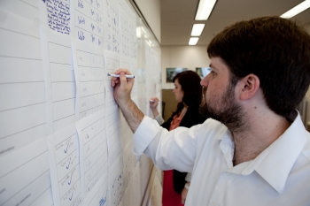 The Energy Department's digital team tested out Apps for Energy submissions in preparation for public voting. | Photo by Hantz Leger. The Energy Department's digital team tested out Apps for Energy submissions in preparation for public voting. | Photo by Hantz Leger.