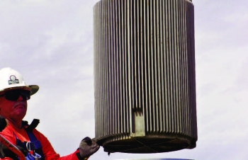 An irradiator from Sandia National Laboratory was disposed of at the RWMS in September 2012. An irradiator from Sandia National Laboratory was disposed of at the RWMS in September 2012.