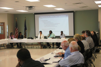 On July 9, 2014, nearly 60 participants gathered at SOWELA Technical Community College to share information and learn about energy investments that will bring billions of dollars and thousands of in-demand energy jobs to the region. On July 9, 2014, nearly 60 participants gathered at SOWELA Technical Community College to share information and learn about energy investments that will bring billions of dollars and thousands of in-demand energy jobs to the region.
