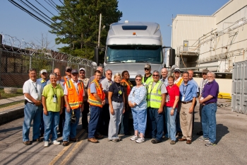 Truck and Employees Truck and Employees