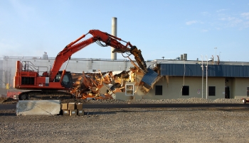 The former administration building known as building 270-Z is one of eight support buildings of the Plutonium Finishing Plant recently removed or demolished. The former administration building known as building 270-Z is one of eight support buildings of the Plutonium Finishing Plant recently removed or demolished.