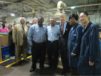 Deputy Secretary of Energy Daniel Poneman meets with owners and workers at Diversified Chemical Technologies, a small business in Detroit, MI. | Energy Department photo Deputy Secretary of Energy Daniel Poneman meets with owners and workers at Diversified Chemical Technologies, a small business in Detroit, MI. | Energy Department photo