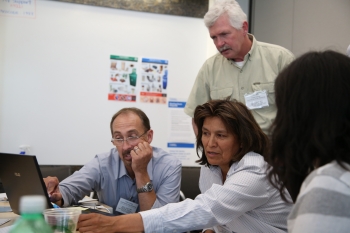Participants got a first-hand experience using the System Advisor Model. Photo by John De La Rosa, NREL Participants got a first-hand experience using the System Advisor Model. Photo by John De La Rosa, NREL