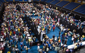 This photo shows the annual Central Savannah River Area College Night event, which was attended by more than 7,000 area high school students. The event is managed by SRNS employees. This photo shows the annual Central Savannah River Area College Night event, which was attended by more than 7,000 area high school students. The event is managed by SRNS employees.