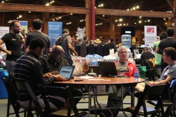 Developers at Tech Crunch Disrupt SF 2012. Developers at Tech Crunch Disrupt SF 2012.