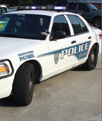 Police cars in Tallahassee, FL are using EECBG funding from the Recovery Act to reduce idle time and save fuel and taxpayer money. | Courtesy of Tallahassee Police Department. Police cars in Tallahassee, FL are using EECBG funding from the Recovery Act to reduce idle time and save fuel and taxpayer money. | Courtesy of Tallahassee Police Department.