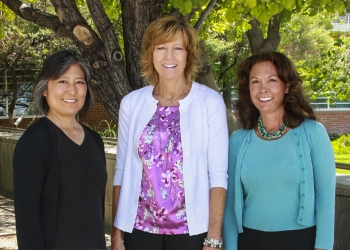 (From left) Cynthia Nitta (Lawrence Livermore), Wendy Baca (Los Alamos), and Sheryl Hingorani (Sandia) helm a team that is developing plans and options for future strategy. (From left) Cynthia Nitta (Lawrence Livermore), Wendy Baca (Los Alamos), and Sheryl Hingorani (Sandia) helm a team that is developing plans and options for future strategy.