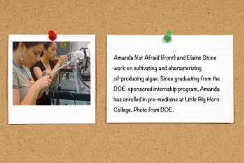 Crow Nation Students Participate in Algae Biomass Research Project Crow Nation Students Participate in Algae Biomass Research Project