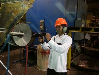 Dayakar Devaru, University of West Virginia graduate student, named Outstanding IAC Engineering Student for his contributions to more than 100 energy-efficiency Industrial Assessment Center (IAC) initiative assessments. | Photo courtesy of University of West Virginia
Dayakar Devaru, University of West Virginia graduate student, named Outstanding IAC Engineering Student for his contributions to more than 100 energy-efficiency Industrial Assessment Center (IAC) initiative assessments. | Photo courtesy of University of West Virginia