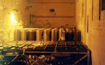 The West Valley Demonstration Projectâs high-level waste canisters will be relocated to interim onsite storage. The West Valley Demonstration Projectâs high-level waste canisters will be relocated to interim onsite storage.