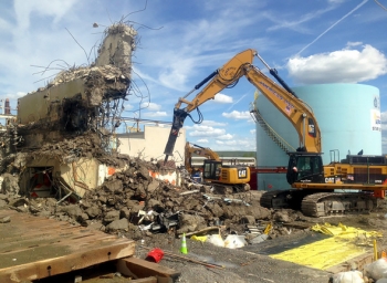 Site subcontractor American DND completed demolition of the contaminated 01-14 Building in 2013. Site subcontractor American DND completed demolition of the contaminated 01-14 Building in 2013.