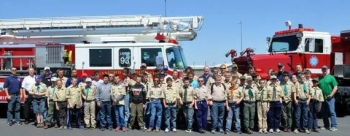 Hanford workers volunteered to educate local Boy Scouts about the importance of safety and other topics. Hanford workers volunteered to educate local Boy Scouts about the importance of safety and other topics.