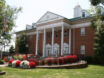 A new energy management system in Forsyth Countyâs 52,057 square foot courthouse is expected to save about $9,000 annually. | Photo courtesy of Forsyth County A new energy management system in Forsyth Countyâs 52,057 square foot courthouse is expected to save about $9,000 annually. | Photo courtesy of Forsyth County