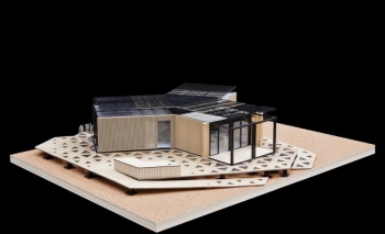 Team China's Y Container design model | Courtesy of the Solar Decathlon's Flickr photostream Team China's Y Container design model | Courtesy of the Solar Decathlon's Flickr photostream