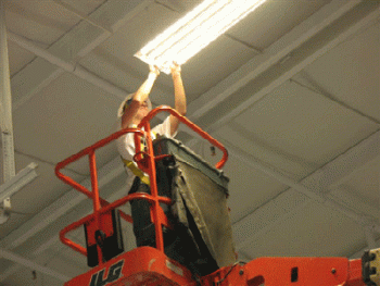 Montaplast North America, Inc. is replacing almost 1,200 halide lights with high-efficiency fluorescent fixtures at its Frankfort, KY, facility. | Photo Courtesy of Montaplast | Montaplast North America, Inc. is replacing almost 1,200 halide lights with high-efficiency fluorescent fixtures at its Frankfort, KY, facility. | Photo Courtesy of Montaplast |