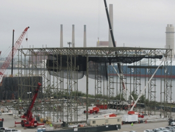 Boston's Wind Technology Testing Center, funded in part with Recovery Act funds, will be first in U.S. to test blades up to 300 feet long. | Photo Courtesy of Massachusetts Clean Energy Center Boston's Wind Technology Testing Center, funded in part with Recovery Act funds, will be first in U.S. to test blades up to 300 feet long. | Photo Courtesy of Massachusetts Clean Energy Center