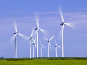 The Streator Cayuga Ridge South Wind Farm has 300 MW capacity of electricity. | Photo courtesy of Greater Livingston County Economic Development Council The Streator Cayuga Ridge South Wind Farm has 300 MW capacity of electricity. | Photo courtesy of Greater Livingston County Economic Development Council