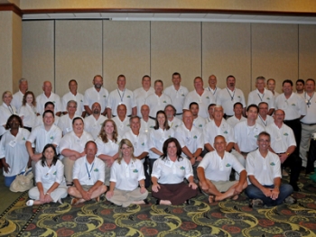 Kentucky's School Energy Managers pose for a photo during an orientation session. | Photo courtesy of Chris Wooten, Kentucky Pollution Prevention Center Kentucky's School Energy Managers pose for a photo during an orientation session. | Photo courtesy of Chris Wooten, Kentucky Pollution Prevention Center