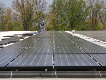 MetroTek installed a 620kW solar panel system at Buckman's Inc. in Pottstown, PA. The Recovery Act-funded project is expected to save the pool chemical business $5 million over the next 25 years. | Photo Courtesy of MetroTek Electrical Services MetroTek installed a 620kW solar panel system at Buckman's Inc. in Pottstown, PA. The Recovery Act-funded project is expected to save the pool chemical business $5 million over the next 25 years. | Photo Courtesy of MetroTek Electrical Services