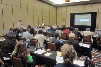 The DOE Office of Indian Energy Tribal Leader Forum on "Leveraging Tribal Renewable Resources to Support Military Energy Goals" was held May 30â31 in Phoenix, Arizona. Photo by Brooke Oleen Tieperman, NCSL. The DOE Office of Indian Energy Tribal Leader Forum on "Leveraging Tribal Renewable Resources to Support Military Energy Goals" was held May 30â31 in Phoenix, Arizona. Photo by Brooke Oleen Tieperman, NCSL.
